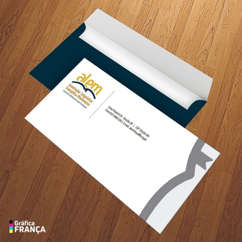 Envelope Personalizado Empresa Preço SETOR DE CLUBES SUL - Envelope de Carta Personalizado