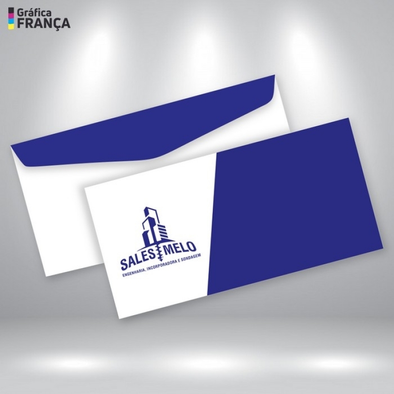 Envelope Personalizado para Convite Sobradinho II - Envelope Personalizado A4