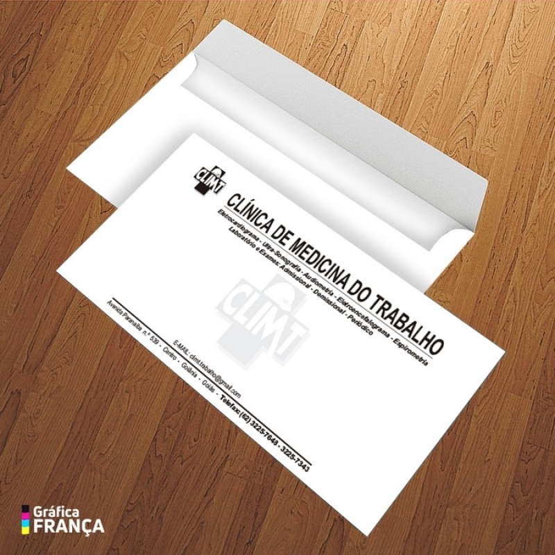 Envelope Segurança Personalizado Preço Valparaíso de Goiás - Envelope Personalizado A4