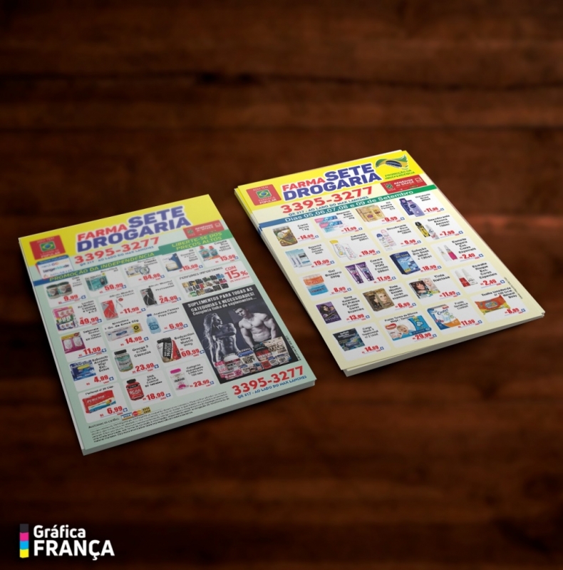 Flyer Impressão Recanto das Emas - Impressão Panfletos em Brasília