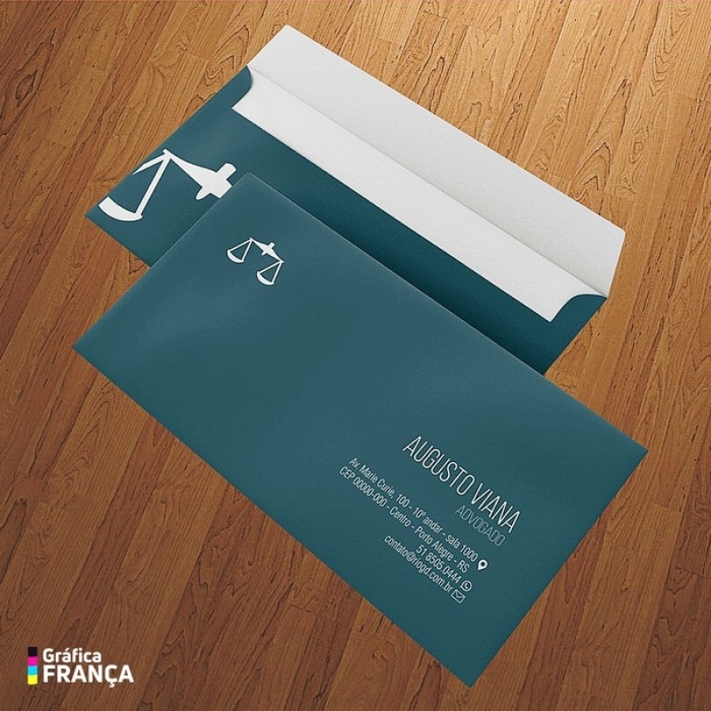 Quanto Custa Envelope Personalizado Empresa Asa Sul - Envelope de Carta Personalizado