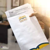 envelope personalizado empresa Sol Nascente