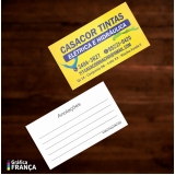 impressão cartão de visita Condomínio Alphavile